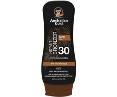 „Australian Gold“ momentinio bronzanto losjonas su apsauga nuo saulės SPF30, 237 ml