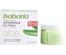 Babaria natūralus veido kremas nuo raukšlių Aloe Vera 50ml