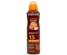 Babaria Monoi Tahiti sausas aliejus Spf15 purškiklis 200ml