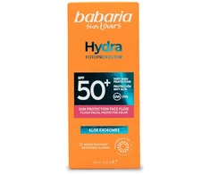 Babaria Sol Hydra Facial Fluido Solar Fotoprotector Spf50, 40 ml