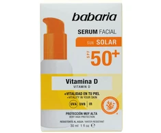 Babaria Vitamina D Atsparus vandeniui Serum Facial Spf50, 30 ml