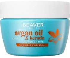 Beaver ARGAN OIL &amp; KERATIN repairing mask 250 ml