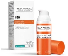 Saulės kremas nuo rudų dėmių Spf 50 Bella Aurora 3113