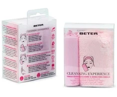 "Beter Cleansing Experience" makiažo valymo rankšluostis ir plaukų juosta