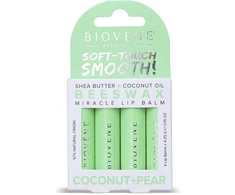 Biovene Soft-Touch Smooth! Beeswax Coconut+Pear Lūpų balzamas Set, 17 g