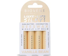 Biovene BEESWAX VANILLA BEAN LIP BALMS PACK 4 pc