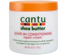 "Cantu" taukmedžio sviestas "Leave-In" kondicionuojantis atkuriamasis kremas 453g