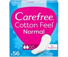 "Carefree" įklotai su apsauga nuo kvapų 56 vnt