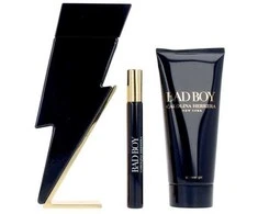 Carolina Herrera Bad Boy tualetinis vanduo purškiklis, 100 ml rinkinys 3 vnt.