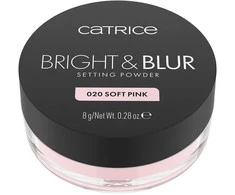 Catrice Bright &amp; Blur matinė fiksuojanti pudra, 020 Soft Rožinė, 8 g