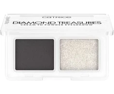 „Catrice Diamond Treasures“ kreminės į pudrą virstančios akių šešėlių paletės rinkinys „030-Smokey Diamond 2“, 8 g.