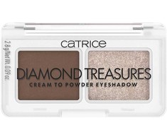 „Catrice Diamond Treasures“ kreminės konsistencijos akių šešėliai „010-Hazel Spark 2“, 8 g