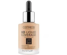 „Catrice HD Liquid Coverage Foundation“ makiažo pagrindas išlieka iki 24 val., 032-Nude, 30 ml