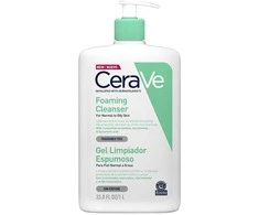 Putojantis veido ir kūno prausiklis normaliai ir riebiai odai Cerave Foaming Cleansing Gel, 1000 ml
