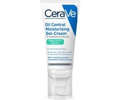 Drėkinamasis veido kremas mišriai ir riebiai odai Cerave Oil Control Moisturising Gel-Kreminis, 52 ml