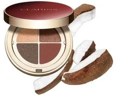 „Clarins Ombre“ 4 spalvų akių šešėlių paletė, 10 klevo spalvos, gradacija 4, 4,2 g