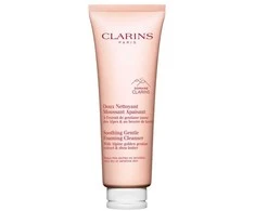 Clarins Soothing švelnus Foaming Valiklis veido prausiklis sausai / jautriai odai, 125 ml