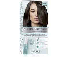 Plaukų dažai Clearé Institute Coloration 3.0 tamsiai rudi švelnūs plaukai