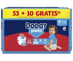 DODOT PANTS diaper-panties size 4 9-15 kg 43 u