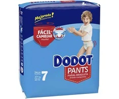 DODOT PANTS diaper-panties size 7 +17 kg 23 u