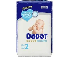 DODOT SENSITIVE RN size 2 diapers 4-8kg 58 u