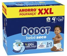 DODOT STAGES XXL size 4 diapers 9-14 kg 164 units
