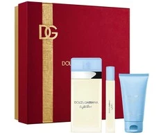 Kvepalų rinkinys moterims Dolce &amp; Gabbana Light Blue (EDT, 100 ml + kūno kremas 50 ml + EDT 10 ml)