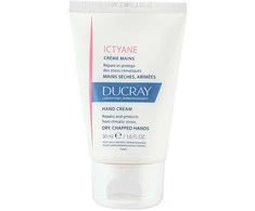 Ducray Ictyane Hand Kreminis rankų kremas, 50 ml