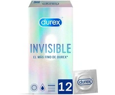 "Durex Invisible Extra Thin" prezervatyvai 12 vienetų