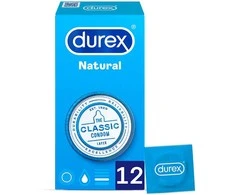 Durex prezervatyvai Natural Comfort 12vnt