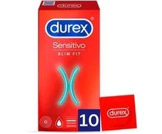 Durex Sensitive Slim Fit 10 vienetų