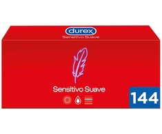 Durex Soft Sensitive 144 pcs - Anatomical Latex Protective System, 56mm