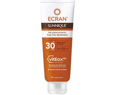 Ecran Sunnique Silky Touch Kreminis Gel Spf30 veido kremas nuo saulės 250ml