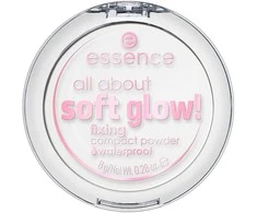 Essence ALL ABOUT SOFT GLOW! Atsparus vandeniui compact powder 8 g
