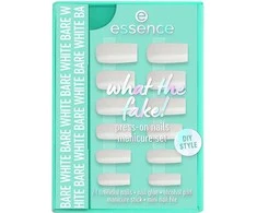„Essence Cosmetics“ – „What The Fake!“ dirbtinių nagų dėklas, 04 – „Bare Baltas“, 6 vnt.