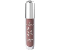 Essence Cosmetics What The Fake! Brillo De Labios Voluminizador 103-Bare But Better, 4 ml