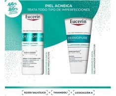 Eucerin Dermopure Triple Action Serum, 40 ml Set 2 Pieces