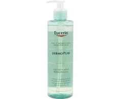 Eucerin DermoPure Cleansing Gel valomasis veido gelis probleminei odai, 400 ml