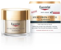 Eucerin Hyaluron-Filler + Elasticity Night Kreminis naktinis veido kremas, 50 ml