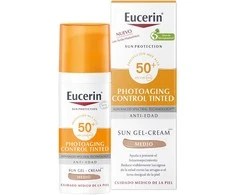 Apsauginis kremas nuo saulės Eucerin Sun Photoaging Control Tinted SPF 50+ Medium, 50 ml