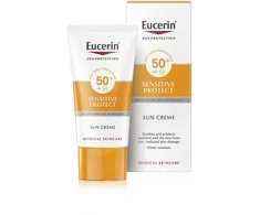 Eucerin Sensitive Protect Sun Creme SPF 50+ apsauginis kremas nuo saulės, 50 ml