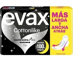 Evax Pampos Naktinės Extra Su Sparnais 10 Vnt.
