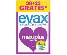 Evax Sanitariniai įklotai Salva-Slip Maxiplus 60 vnt.