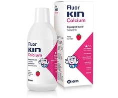Kin Fluorkin Kalcio Skalavimo Skystis Braškių Skonio 500ml
