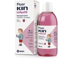 FLUORKIN INFANTIL anti-cavity mouthwash #strawberry 500 ml