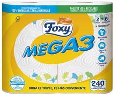 Foxy MEGA3 triple duration kitchen paper 2 rolls