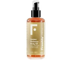 Freshly Cosmetics Golden Radiance Body Oil spindesio suteikiantis aliejus kūnui, 200 ml