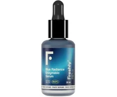 Freshly Cosmetics Mėlyna Radiance Enzymatic Serum fermentinis šveičiantis serumas veidui, 30 ml