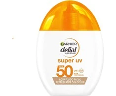 Garnier Delial Super Uv Aqua Fluido Facial Refrescante Con Color Spf50, 40 ml