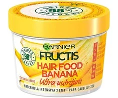 "Garnier Fructis Hair Food Banana Ultra maitininantis Mask" maitinamoji kaukė 390ml